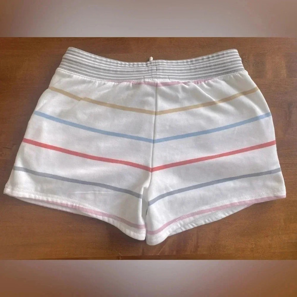 PJ Salvage Women's Loungewear “Happy Days‎ are Here” Comfy Striped Shorts Small - Picture 4 of 11
